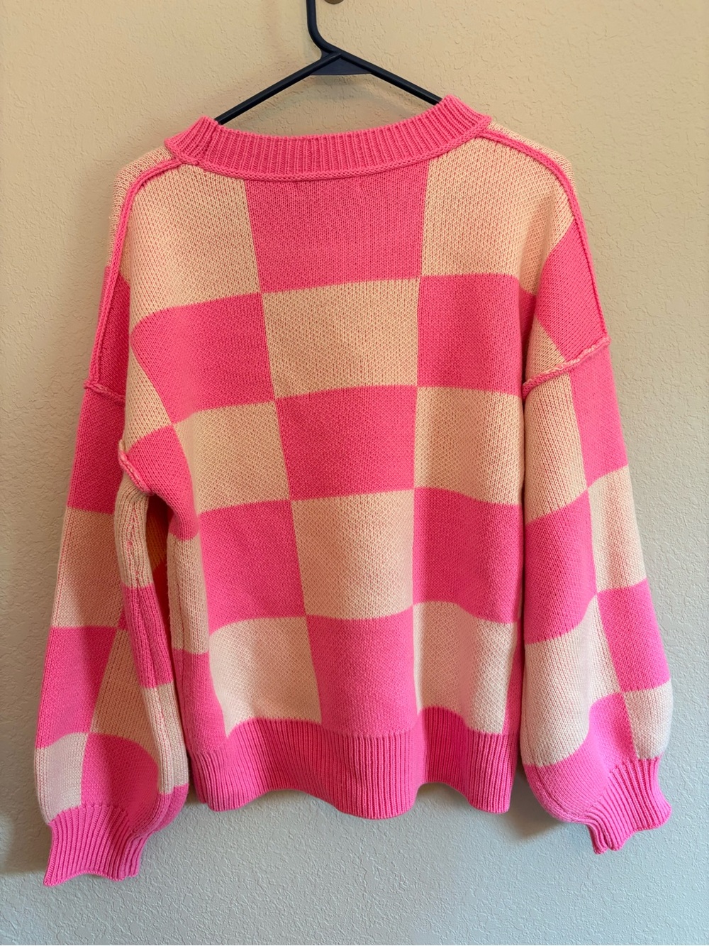 HYFVE Pink and Cream Sweater - Picture 4 of 6